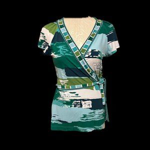 BCBG MaxAzria Wrap Top-S